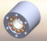 75mm pattern propeller mount