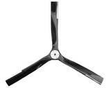 IVOPROP Magnum Airboat Paddle, Quick Adjustable Prop, 3 blade
