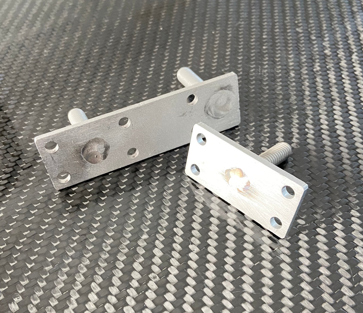 Stainless Rudder Pivot Plates, 1 set