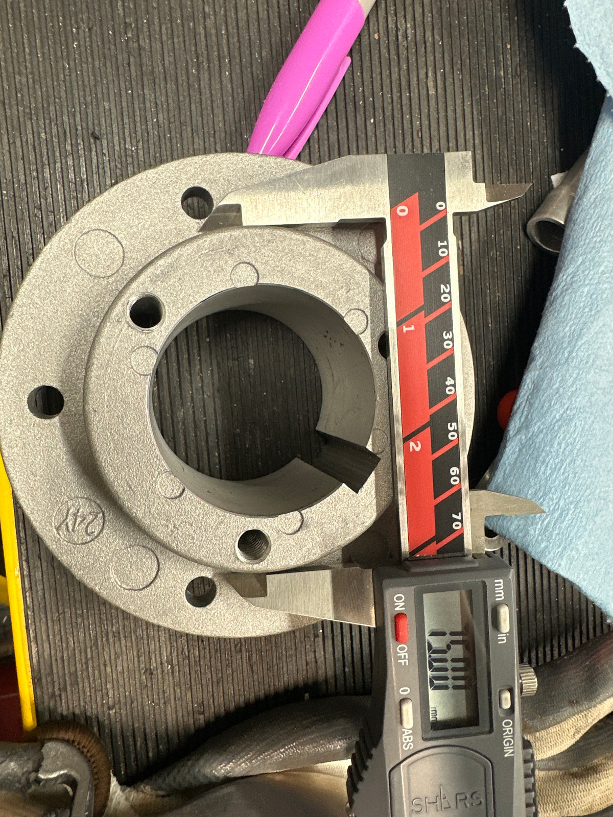 Wing Fan Uniboss Center Boss, 5-Bolt, P1 Taper, AR/BR, photo 6