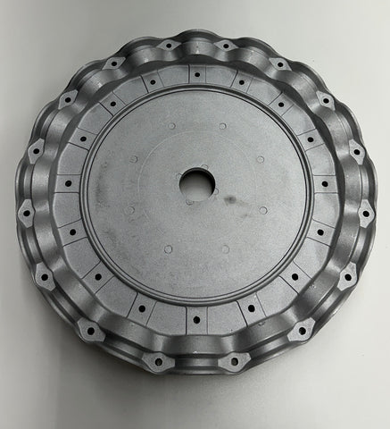 16 blade Multiwing Z hub and retaining flange, aluminum