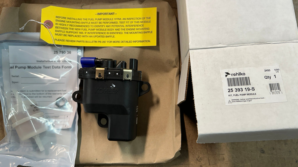 OakTen Replacement Fuel Pump for Kohler K241, K301, K321, K341, M10 OakTen Replacement Fuel Pump for Kohler K241, K301, K321, K341, M10