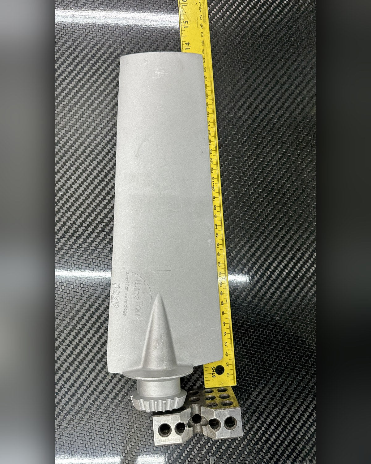 Wing Fan P4ZR aluminum fan blade, uncut, with pitch pin