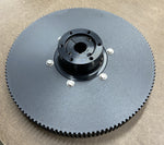 Ultra light hard coat anodized timing pulleys