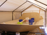 Sevtec hovercraft hull construction with divinylcell foam