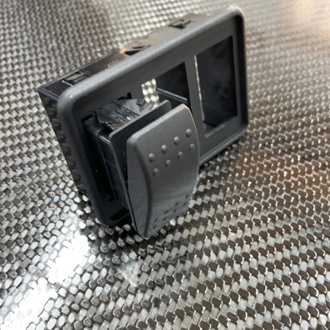 Switch mounting panel parts. – hovercraft-kits.com by Amphibious Marine