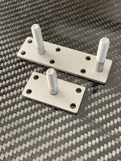 Stainless Rudder Pivot Plates, 1 set